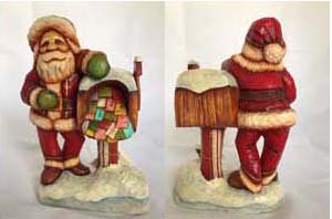 Santa with Mail Box