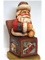 Jack-in-Box Santa